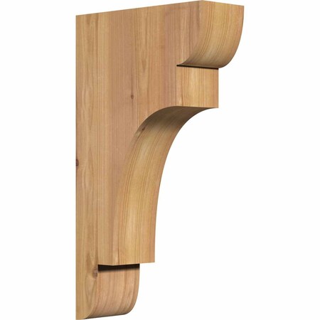 Ekena Millwork New Brighton Smooth Corbel, Western Red Cedar, 3 1/2"W x 10"D x 18"H COR04X10X18NEB00SWR
